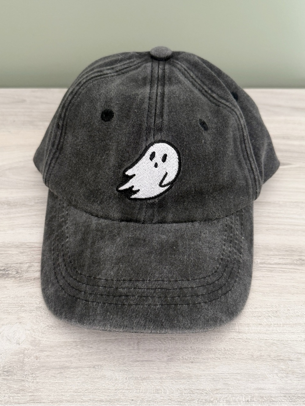 Maurice’s Embroidered Ghost Distressed Dad Hat